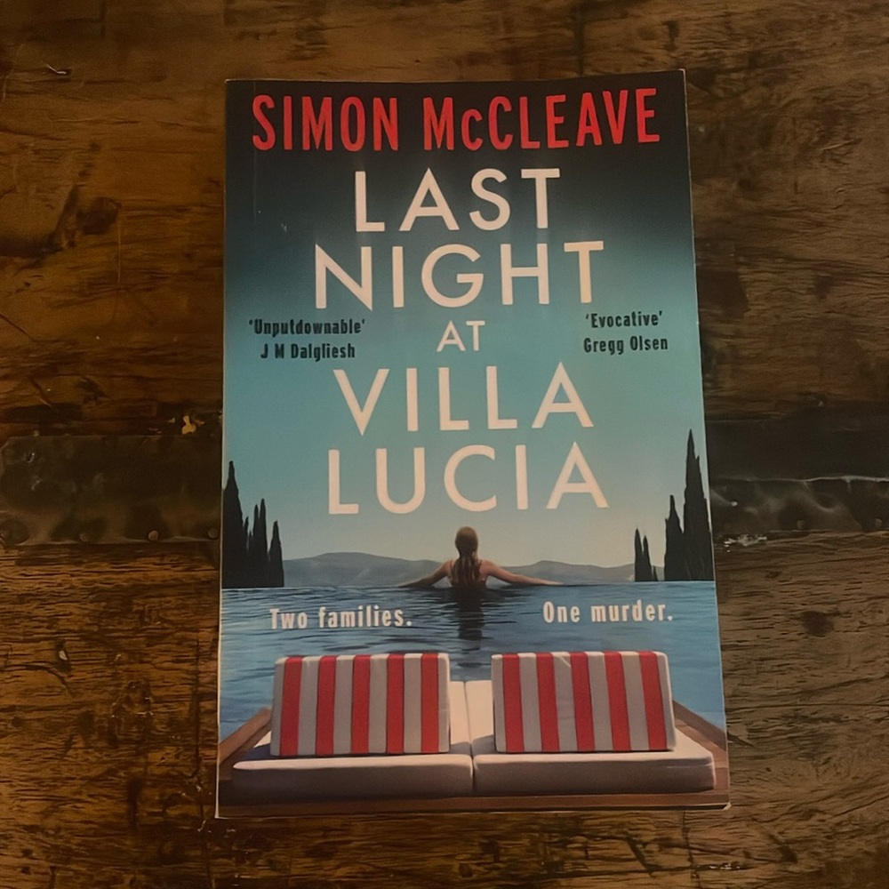 Last Night At Villa Lucia by Simon McCleave